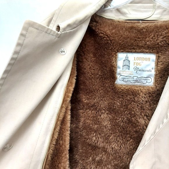 Tan London Fog Fully Lined Overcoat - Picture 4 of 11